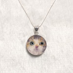 GemsArt Pendant : CA011R25, Cats Collection 30 mm.