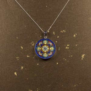 GemsArt Pendant : Lu Mandala, Mandala Collection 30 mm.