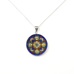 GemsArt Pendant : Lu Mandala, Mandala Collection 30 mm.