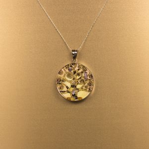 GemsArt Pendant : The Tree of Life, Famous Arts Collection 30 mm.