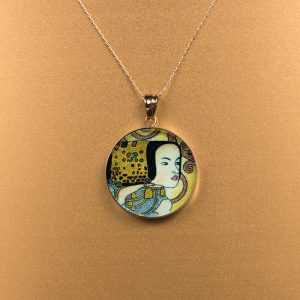 GemsArt Pendant : The Expectation, Famous Arts Collection 30 mm.