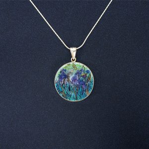 GemsArt Pendant : The Iris, Famous Arts Collection 30 mm.